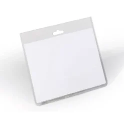 IDENTIFICADOR DURABLE PVC CON PERFORACION PARA CLIP 60X90 MM