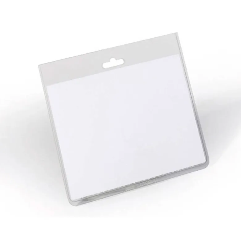 IDENTIFICADOR DURABLE PVC CON PERFORACION PARA CLIP 60X90 MM
