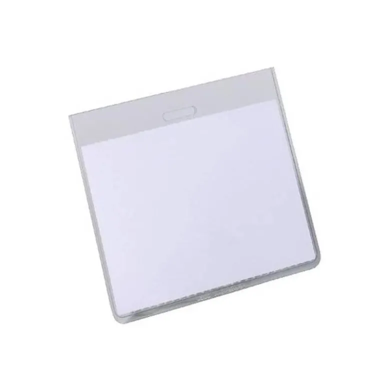 IDENTIFICADOR DURABLE PVC CON PERFORACION PARA CLIP 60X90 MM