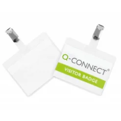 Identificadores Q-Connect con Pinza Metalica en PVC