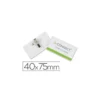 Identificadores Q-Connect con Imperdible y Pinza en PVC 4x7,5 cm
