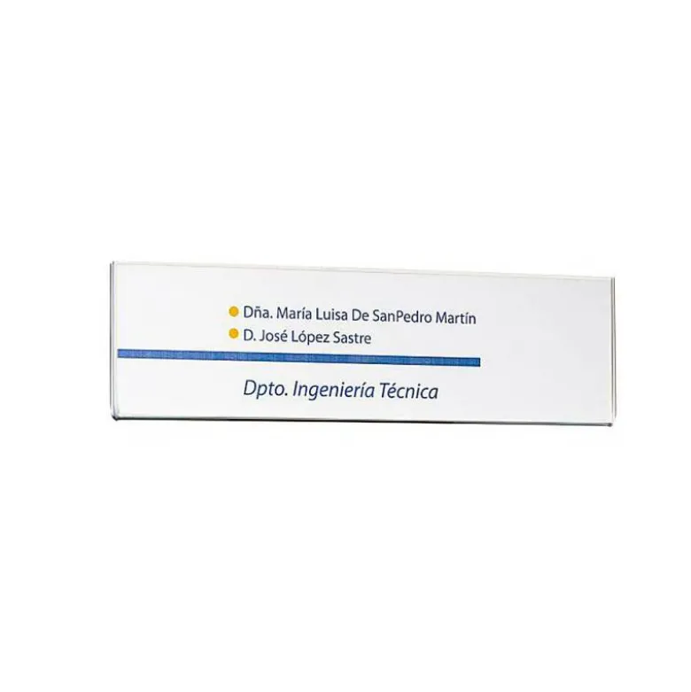 Identificador para puertas/pared marca Archivo 2000 60 x 210 mm