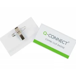 IDENTIFICADOR Q-CONNECT CON PINZA E IMPERDIBLE KF17458 54X90 MM