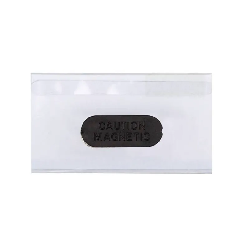 IDENTIFICADOR Q-CONNECT KF14137 CON CLIP MAGNETICO APERTURA SUPERIOR 40X75 MM