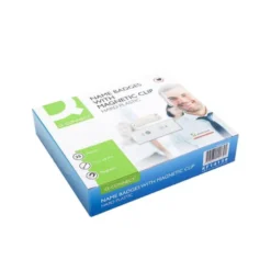 IDENTIFICADOR Q-CONNECT KF14139 CON CLIP MAGNETICO APERTURA SUPERIOR 75X28 MM