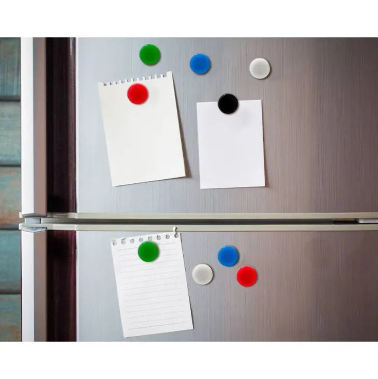 IMANES PARA SUJECION LIDERPAPEL ECOUSE PP RECICLADO PARA PIZARRA MAGNETICA 35 MM CAJA DE 10