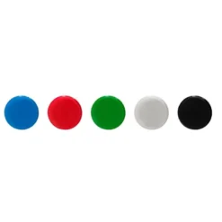Imanes para sujecion Q-Connect de 35 mm. Colores surtidos. Caja de 10.
