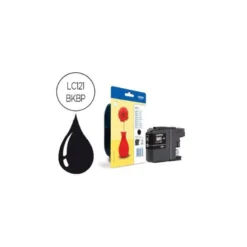 Ink-jet Brother LC121BKBP negro 300 pag dcp-j132w/152w/552dw/752dw & mfc-j470dw/650dw/870dw