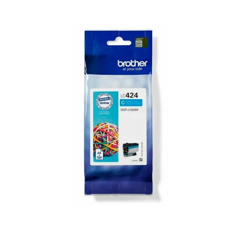 INK-JET BROTHER LC424C DCP-1200W CIAN 750 PAGINAS