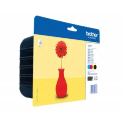 Ink-jet Brother LC121VALBP pack 4 colores 300 pag dcp-j132w/152w/552dw/752dw mfc-j470dw/650dw/870dw