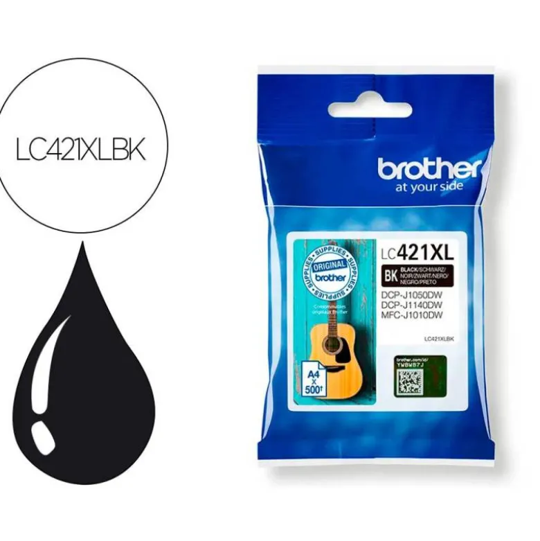 INK-JET BROTHER LC421XL COLOR NEGRO LC421XLBK