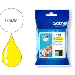 INK-JET BROTHER LC421Y AMARILLO
