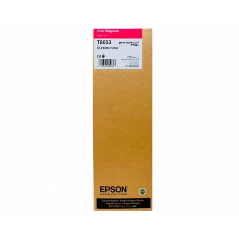 INK-JET EPSON SINGLEPACK VIVID MAGENTA T800300 ULTRACHROME PRO 700ML