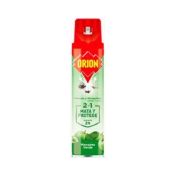 INSECTICIDA ORION PARA MOSCAS Y MOSQUITOS AROMA MANZANA BOTE DE 600 ML