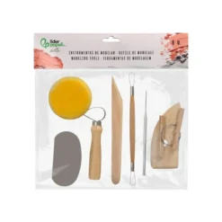 INSTRUMENTOS DE MODELAR LIDERPAPEL PACK 8 HERRAMIENTAS SURTIDAS CERTIFICADO FSC