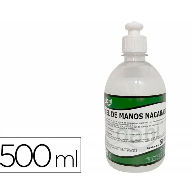 JABON LIQUIDO LAVAMANOS DAHI CON DOSIFICADOR BOTE DE 500 ML