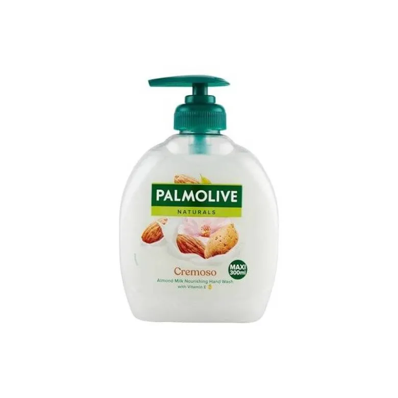 JABON LIQUIDO LAVAMANOS PALMOLIVE CREMA LECHE DE ALMENDRA BOTE DE 300 ML