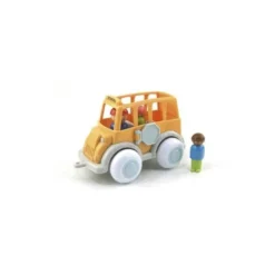 JUEGO ANDREU TOYS ECOLINE MIDI BUS ESCOLAR + 1 CONDUCTOR + 2 FIGURAS