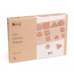 JUEGO DIDACTICO ANDREUTOYS FORMAS GEOSENSORIALES MADERA 12 PIEZAS +3 AÑOS