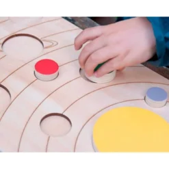 JUEGO DIDACTICO ANDREUTOYS SISTEMA SOLAR MADERA +3 AÑOS