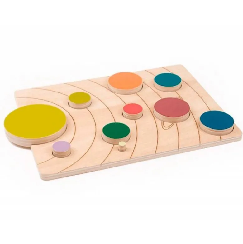 JUEGO DIDACTICO ANDREUTOYS SISTEMA SOLAR MADERA +3 AÑOS