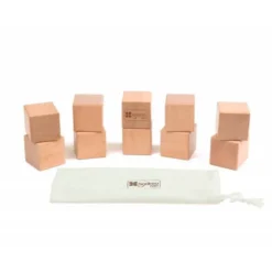 JUEGO DIDACTICO ANDREUTOYS 10 CUBOS SENSORIALES CON SONIDO MADERA + 1 AÑO