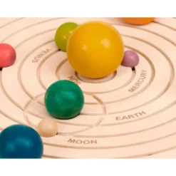 JUEGO DIDACTICO ANDREUTOYS SISTEMA SOLAR 3D MADERA +3 AÑOS