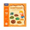 JUEGO DIDACTICO MIDEER DINOSAURIO CON 64 ADHESIVOS PARA SUELO REMOVIBLES +3 AÑOS