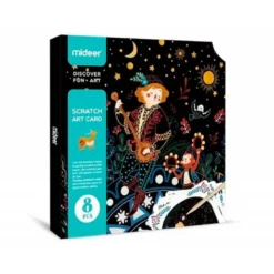 JUEGO DIDACTICO MIDEER SCRATCH ART CARD BOY +3 AÑOS