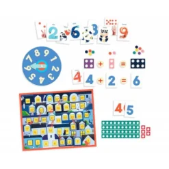 JUEGO DISET DIDACTICO APRENDO EN POSITIVO LOS NUMEROS 4-7 AÑOS