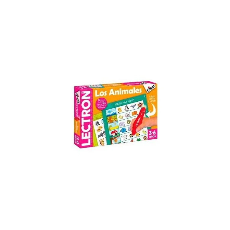 JUEGO DISET DIDACTICO LECTRON LAPIZ LOS ANIMALES 3-6 AÑOS
