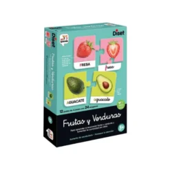 JUEGO DISET EDUCATIVO FRUTAS Y VERDURAS