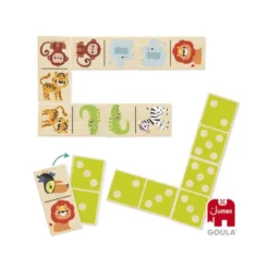 JUEGO GOULA JUMBO DOMINO MADERA SELVA 28 PIEZAS