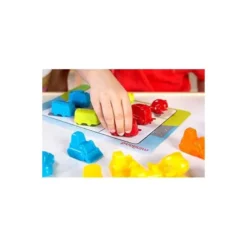 JUEGO MINILAND 36 VEHICULOS Y 5 FICHAS DE ACTIVIDAD A DOBLE CARA PARA LOGICA MATEMATICA 310X70X531 MM 3-5 AÑOS