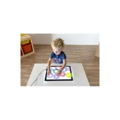 JUEGO MINILAND SET DE 16 AROS TRANSLUCIDOS Y 12 TARJETAS DE ACTIVIDADES DE DIFERENTES TEMATICAS 235X195X80 MM