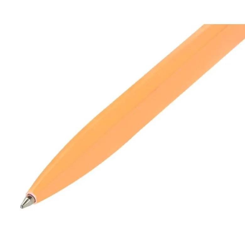JUEGO BOLIGRAFO Y ROLLER BELIUS ENDLESS SUMMER ALUMINIO COLOR NARANJA Y PLATEADO TINTA AZUL CAJA DE DISEÑO