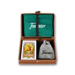 JUEGO CARTAS FOURNIER MUS DOBLE EN ESTUCHE POLIPIEL + TAPETE