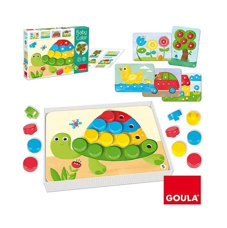 Juego didactico a partir de 2 años Mosaico Baby Color de Goula