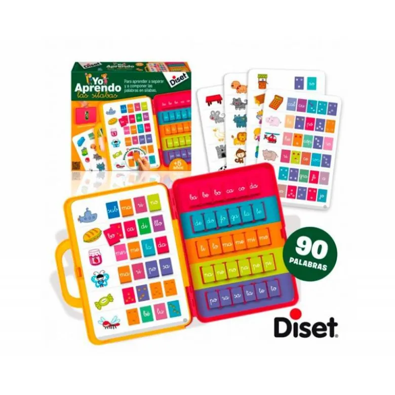Juego didactico a partir de 5 años Yo aprendo las silabas Diset