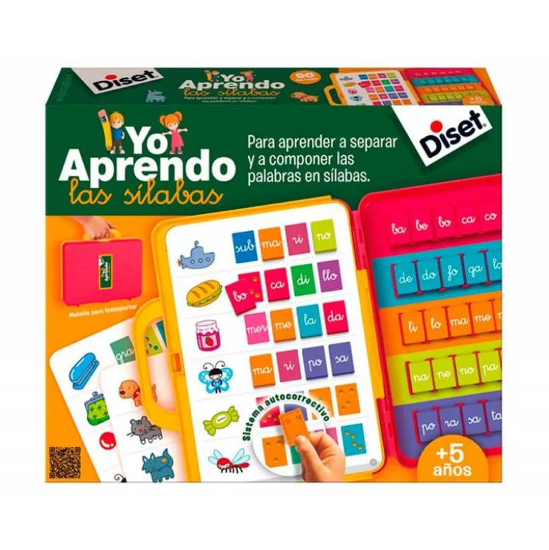 Juego didactico a partir de 5 años Yo aprendo las silabas Diset