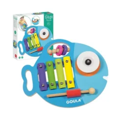 Juego Didactico a partir de 2 años Glupy musical 3 en 1 Goula