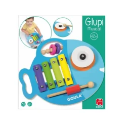 Juego Didactico a partir de 2 años Glupy musical 3 en 1 Goula