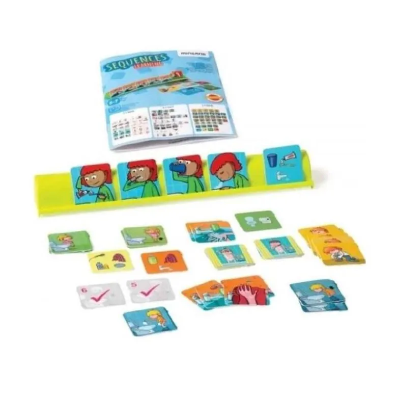 Juego Didactico a partir de 3 años Aprendiendo Secuencias Habitos de higiene Miniland