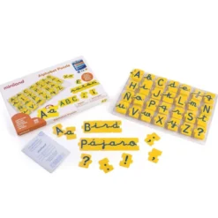 Juego Didactico a partir de 3 años Abecedario Mayusculas 168 piezas Miniland