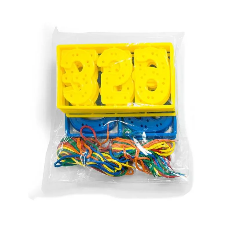 Juego Didactico a partir de 3 años Set de numeros para coser Miniland