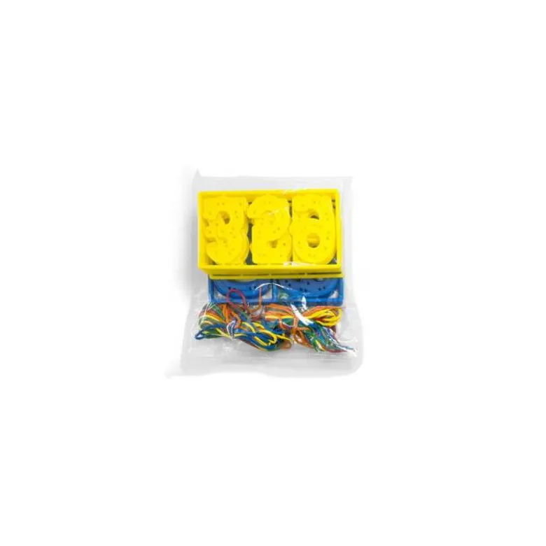 Juego Didactico a partir de 3 años Set de numeros para coser Miniland