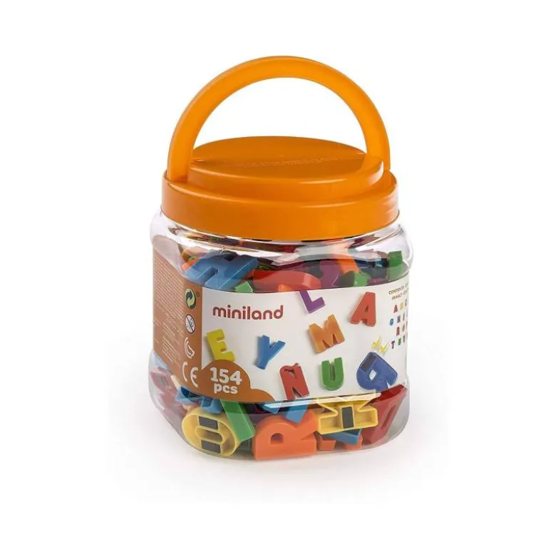 Juego Didactico a partir de 3 años Letras magneticas mayusculas Miniland