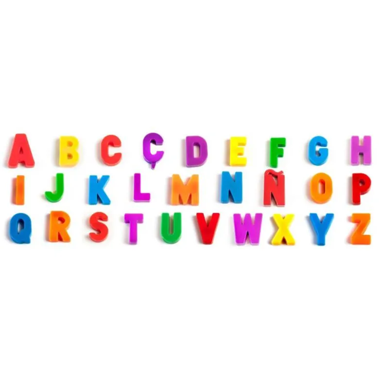 Juego Didactico a partir de 3 años Letras magneticas mayusculas Miniland
