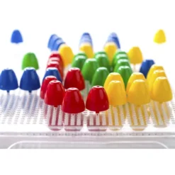 Juego Didactico a partir de 3 años Pegs 20mm 650 piezas Miniland