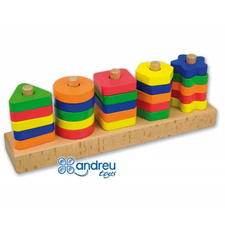 Juego Didactico a partir de 3 años Manipulación de piezas Andreutoys